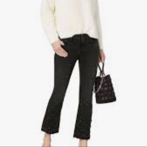 Frame Denim Le Crop Mini Boot Pearl Jeans